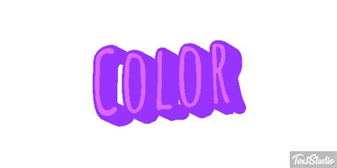 Color Word Animated GIF Logo Designs