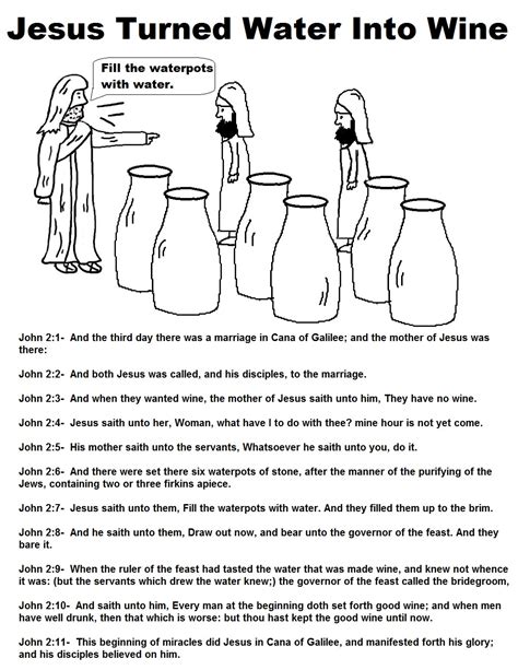 Miracles Of Jesus Activity Sheets