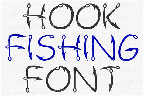 Hook Fishing Font (416692) | Themed | Font Bundles