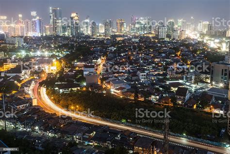 Jakarta Skyline Stock Photo - Download Image Now - Aerial View ...