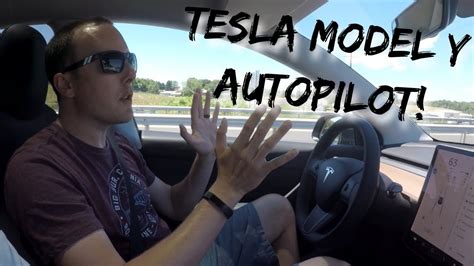 Using Autopilot in a New Tesla Model Y! - YouTube