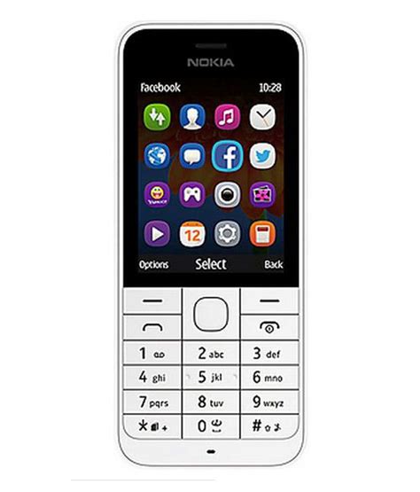 Nokia 220 Dual SIM White Mobile Phones Online at Low Prices | Snapdeal India