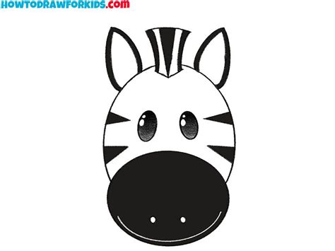 zebra face drawing tutorial | Dibujo de cebra, Zebra dibujo, Dibujos de animales