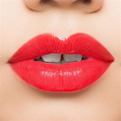 Runway Red | Red lip gloss, High shine lip gloss, Sultry makeup