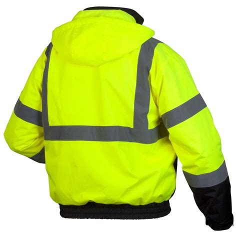 Full Sleeves Unisex High Visibility Jackets Safety Jacket, For ...