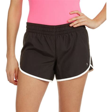 Danskin Now - Women's Active Dolphin Woven Running Shorts with Built-In Liner - Walmart.com ...