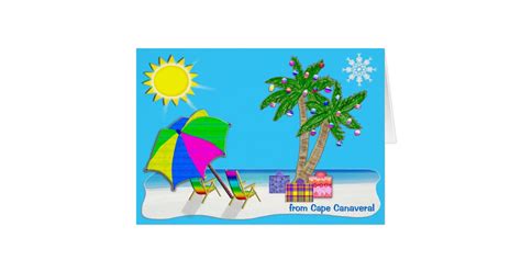 Personalized Beach Themed Christmas Cards | Zazzle.com