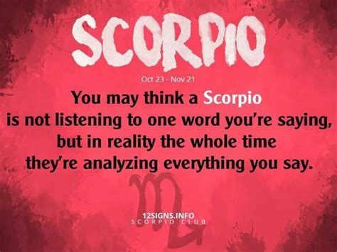 Astrology Scorpio, Scorpio Traits, Scorpio Zodiac Facts, Scorpio Quotes ...