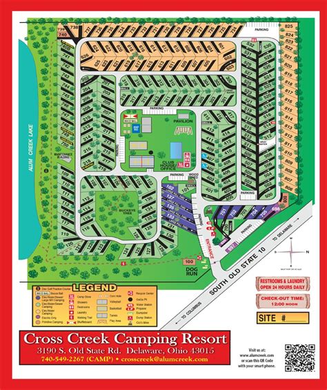 Alum Creek Campground Map - United States Map