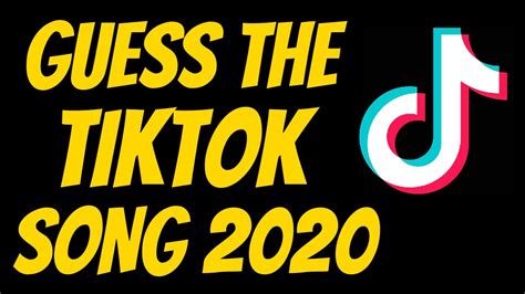 GUESS THE TIKTOK SONG 2020 - YouTube