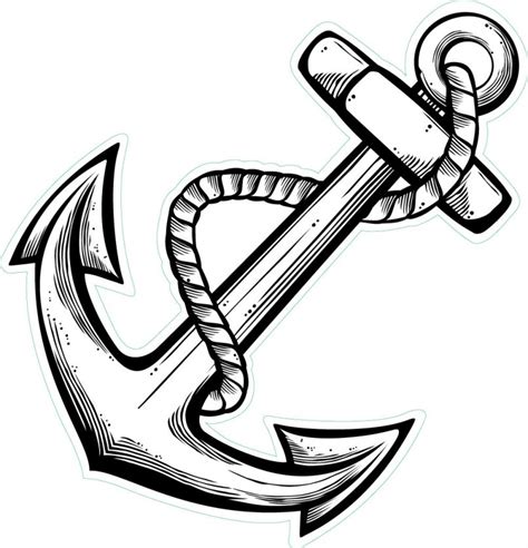 Anchor And Chain Drawing at GetDrawings | Free download