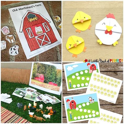 Farm Activities for Kids: Crafts, Printables, Learning and Fun! - A Little Pinch of Perfect