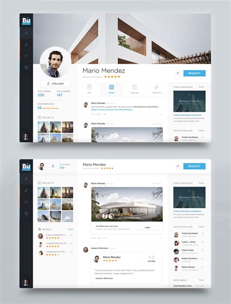 Unique Web Design: profile-page.jpg by Marco Coppeto