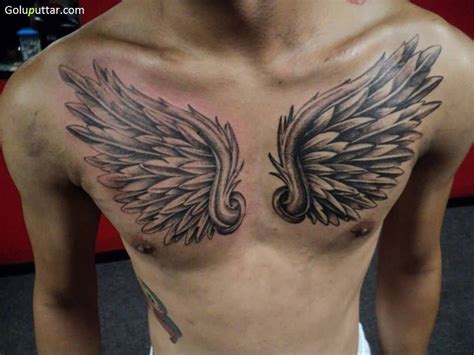 Angel Chest Tattoos