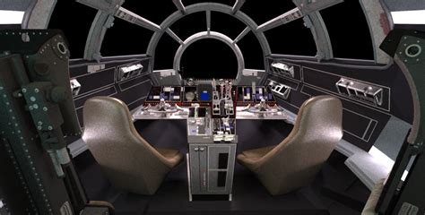 Inside the Millennium Falcon | cool details like the maintenance pits ...