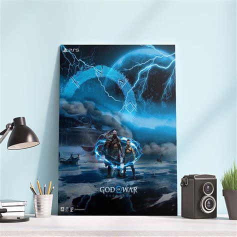 God of War Ragnarok PS5 Official Cover Poster Canvas - Kaiteez