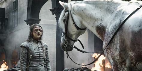 Game of Thrones: Arya's White Horse Inspires Uber Memes