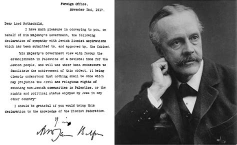 The Balfour Declaration, 1917 - History 12