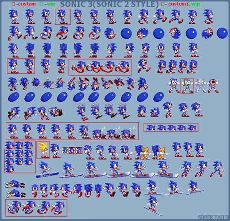 Sonic 3 Hd Sprites