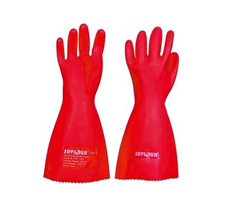 Saviour Electrical Shock Proof Hand Gloves | Working Voltage 650V ...