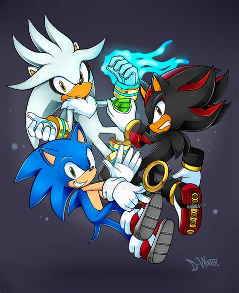 Sonic Silver Shadow by D-Winter on DeviantArt