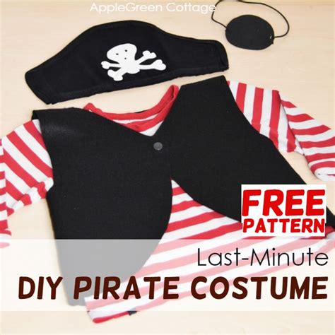 DIY Pirate Costume - Easy And Awesome! - AppleGreen Cottage