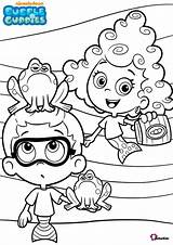Coloring Pages Bubble Guppies sketch template