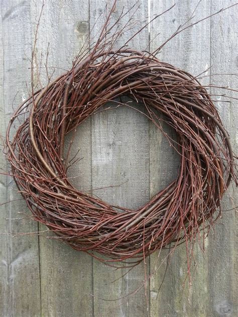 Birch twig wreath by twigs4u on Etsy