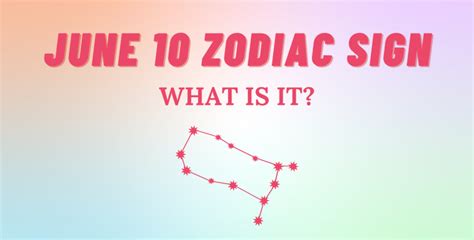 June 10 Zodiac Sign Explained | So Syncd