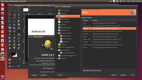 Give New Looks To GIMP Image Editor Using (Flat / Photoshop) Themes - NoobsLab | Eye on Digital ...