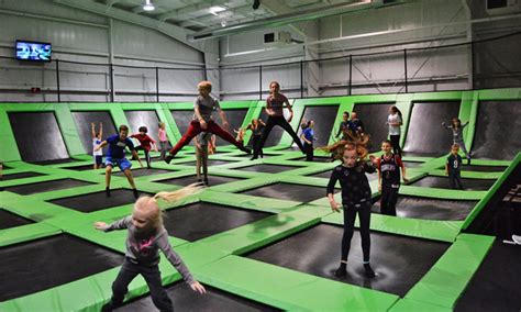 Where to find Trampoline Park near me - Man vs Clock