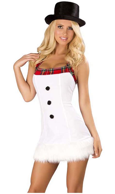 Fashion White Tartan Square Neck Christmas Dress XT9719