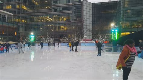 Ice Skating at Canary Wharf | Best Ice Rink In London - YouTube