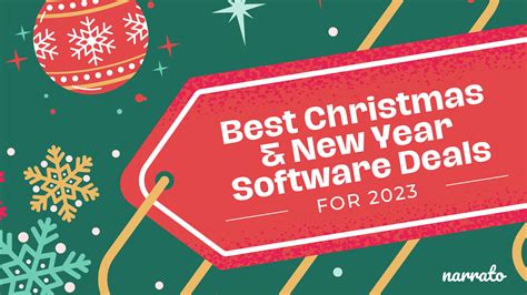 The Best Christmas and New Year Software Deals 2023 | Narrato