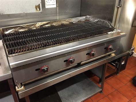 Heavy Duty Commercial Flat 4 Burner Gas Grill For Sale | in Newport ...