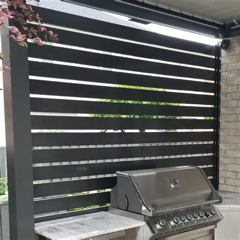 Aluminum Semi-Privacy Horizontal Fence Panels - Aluminum Fence Panels ...