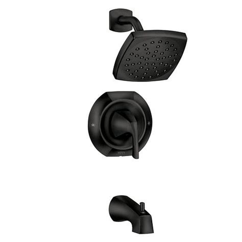 Moen® 82504BL Matte Black Lindor™ Posi-Temp® 1-Handle Tub And Shower Trim Kit at Sutherlands