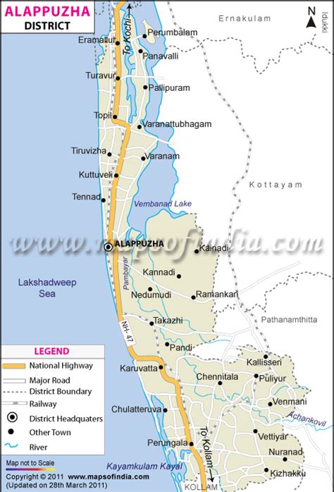 Alappuzha District Map