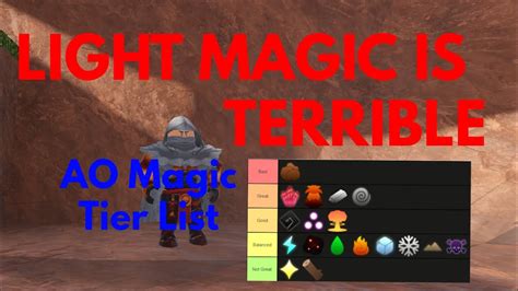 Arcane Odyssey Magic Tier List | Arcane Odyssey Best Magic - YouTube