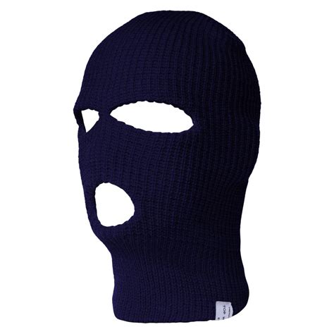 Face Ski Mask 3 Hole (More Colors)- Navy - Walmart.com - Walmart.com