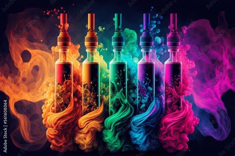 Abstract Colorful Vape Wallpaper. Colorful Background. Created by ...