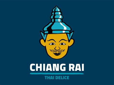 Placeit - Simple Thai Restaurant Logo Generator with a Cartoon Clipart