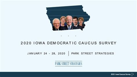 2020 Iowa Democratic Caucus Survey: Full Results | Park Street Strategies