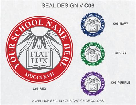 All New Multi-Color Diploma Seal Designs! - Cheaper-Than-Tuition!