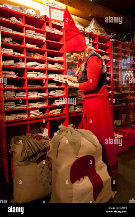 Santa claus office in North Finland Stock Photo - Alamy