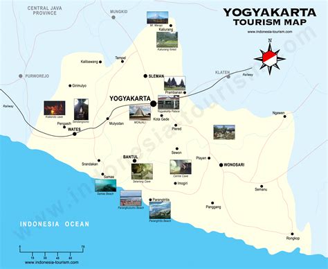 Yogyakarta Map - Jogjakarta Map - Peta Jogja - Peta Yogya