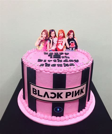 Blackpink Cake Simple - birthday card message