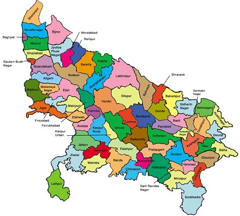 उत्तर प्रदेश के जनपद (District of Uttar Pradesh) | TheExamPillar