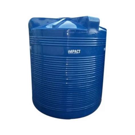 Blue 5000 Liter Triple Layer Plastic Water Storage Tank, Storage Capacity: 5000 L at Rs 16000 ...