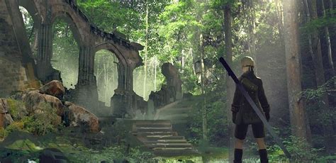 『NieR: Automata』森林地帯のスクリーンショットが公開！ | ゲーム情報！ゲームのはなし